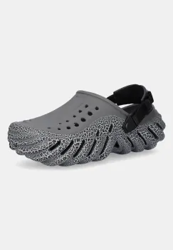 Crocs papuci Echo Crackle Clog culoarea gri, 211630 imagine