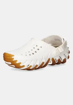 Crocs papuci Echo Gum Ro Clog culoarea bej, 211675 imagine