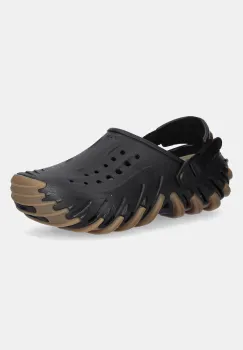 Crocs papuci Echo Gum Ro Clog culoarea negru, 211675 imagine