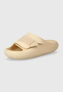 Crocs papuci Mellow Luxe Recovery Slide culoarea bej, 209413 imagine