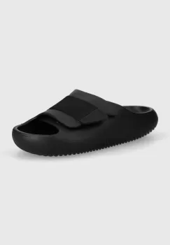 Crocs papuci Mellow Luxe Recovery Slide culoarea negru, 209413 imagine