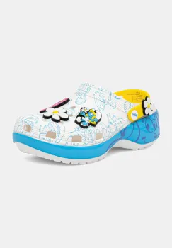 Crocs papuci Smurfs Platform Clog W femei, 210822-90H imagine