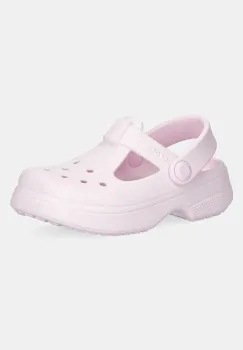 Crocs sandale CLASSIC MARY JANE CLOG culoarea roz, 210616 imagine