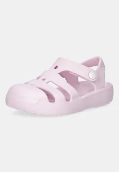 Crocs sandale copii CLASSIC FISHERMAN KIDS culoarea roz, 210626 imagine