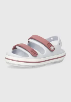 Crocs sandale copii CROCBAND CRUISER SANDAL culoarea roz imagine