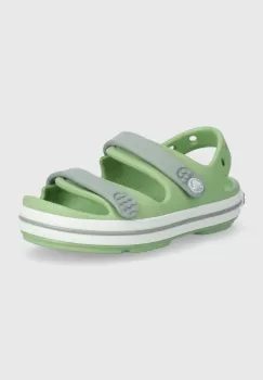 Crocs sandale copii CROCBAND CRUISER SANDAL culoarea verde imagine