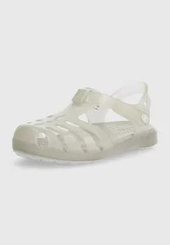 Crocs sandale copii ISABELLA SANDAL culoarea gri imagine