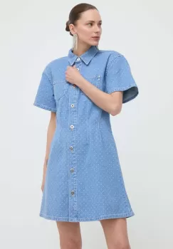 Custommade rochie jeans mini, drept imagine