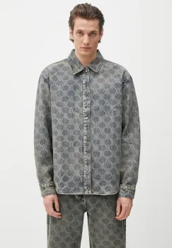 Daily Paper camasa din bumbac Shield Laser Denim Shirt imagine