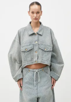 DARKPARK geaca jeans Gigi femei, de tranzitie, oversize, WJA02.DBL10W055.W055 imagine