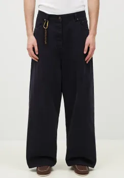 DARKPARK pantaloni de bumbac Ray culoarea bleumarin, drept, MTR11.FAP05.0058 imagine