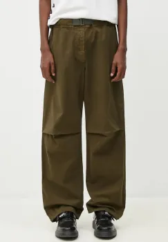 DARKPARK pantaloni Jordan barbati, culoarea verde, drept, MTR09.FAP08.0061 imagine