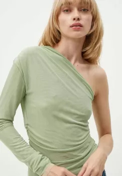 Day Birger et Mikkelsen bluza CN femei, culoarea verde, neted, DAY65243116 imagine