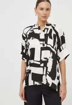 Day Birger et Mikkelsen bluza femei, culoarea negru, modelator imagine