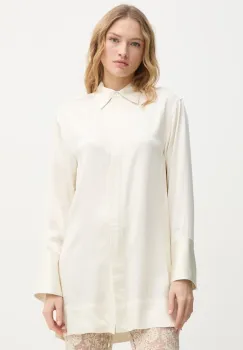 Day Birger et Mikkelsen camasa Lea femei, culoarea bej, cu guler clasic, relaxed, DAY65243793 imagine