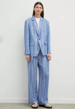 Day Birger et Mikkelsen pantaloni din in lat, high waist imagine