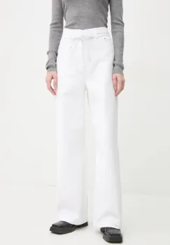 Day Birger et Mikkelsen pantaloni Elijah femei, culoarea alb, DAY65243555 imagine