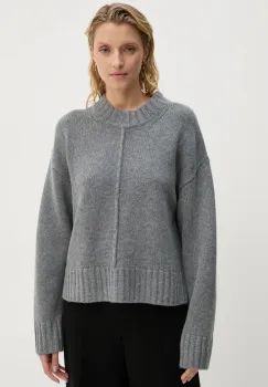 Day Birger et Mikkelsen pulover de lana Lula - Daily Cashmere femei, culoarea gri, calduros, DAY65243480 imagine
