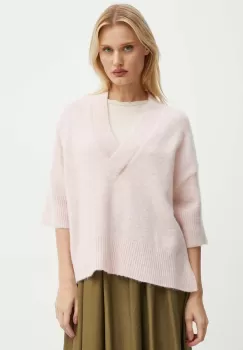 Day Birger et Mikkelsen pulover de lana Selda - Cozy Days RD femei, culoarea roz, DAY65243298 imagine