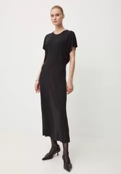 Day Birger et Mikkelsen rochie Amanza - Day Wish culoarea negru, midi, evazati, DAY65243195 imagine