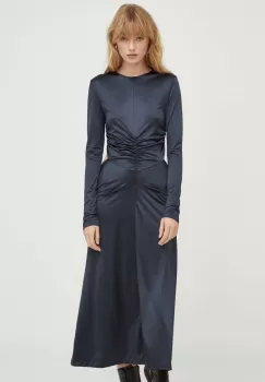Day Birger et Mikkelsen rochie culoarea negru, maxi, evazati imagine