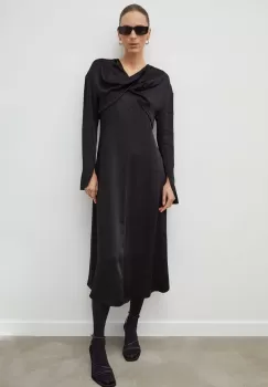 Day Birger et Mikkelsen rochie culoarea negru, midi, evazati imagine