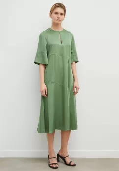 Day Birger et Mikkelsen rochie culoarea verde, midi, drept imagine