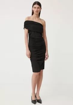 Day Birger et Mikkelsen rochie Delilah - Day Wish culoarea negru, midi, mulata, DAY65243227 imagine