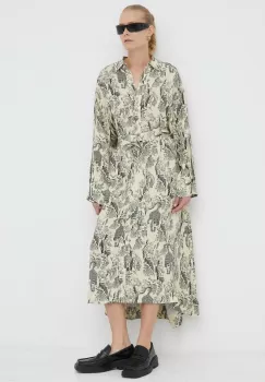 Day Birger et Mikkelsen rochie midi, drept imagine