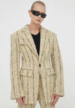 Day Birger et Mikkelsen sacou culoarea negru, un singur rand de nasturi, modelator imagine