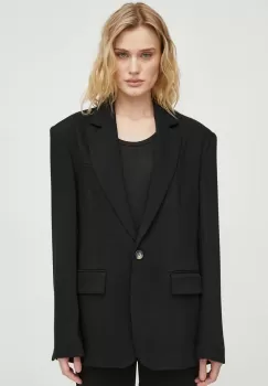 Day Birger et Mikkelsen sacou culoarea negru, un singur rand de nasturi, neted imagine