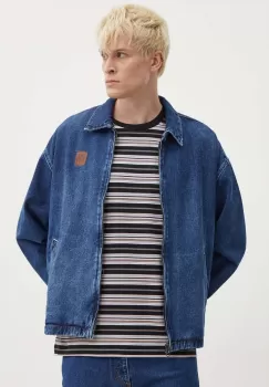 DC geaca jeans Rebuild barbati, de tranzitie, oversize, ADYJK03190 imagine