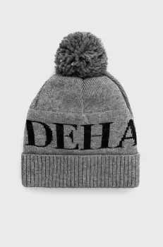 Deha Caciula culoarea gri, din tricot gros imagine