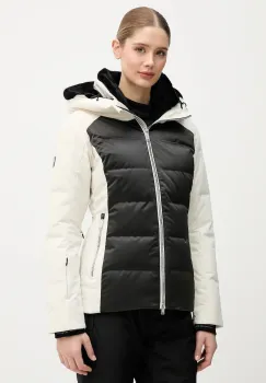 Descente geaca de schi din puf MARY culoarea bej, DW5FDJ02LU imagine