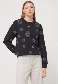 Desigual bluza femei, culoarea negru, cu imprimeu imagine