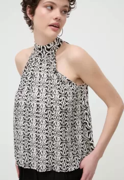 Desigual bluza SOFIA femei, culoarea negru, modelator, 24SWBW18 imagine