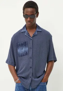 Desigual camasa ALFRED barbati, relaxed, 24WMCK02 imagine