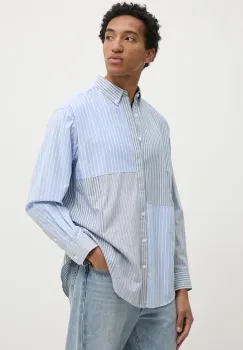 Desigual camasa din bumbac ALVA barbati, cu guler button-down, relaxed, 24WMCW07 imagine