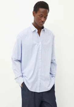 Desigual camasa din bumbac MONTANA barbati, cu guler clasic, relaxed, 24WMCW34 imagine