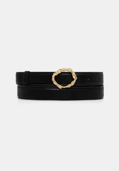 Desigual curea ZALIO femei, culoarea negru, 25SARL30 imagine