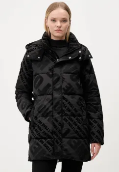 Desigual geaca CADERA FLOCK culoarea negru, de iarna, 25WWEW23 imagine