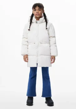 Desigual geaca copii culoarea bej, 25WGEW08 imagine