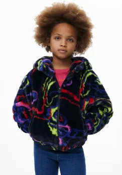 Desigual geaca copii culoarea negru, 25WGEW09 imagine