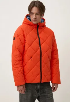 Desigual geaca GRANT barbati, culoarea portocaliu, de iarna, 24WMEW12 imagine