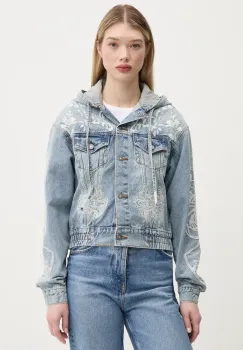 Desigual geaca jeans MONTREA de tranzitie, 25SWED56 imagine