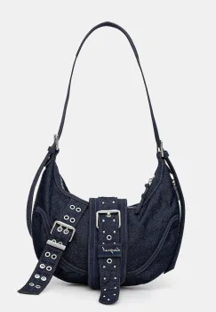 Desigual geanta de blugi BINDELLA CA culoarea bleumarin, 25WAXD24 imagine