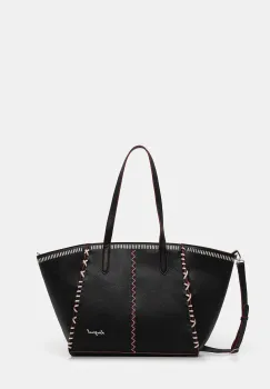 Desigual geanta MANHATTAN PESPUNTES G culoarea negru, 25WAXP95 imagine