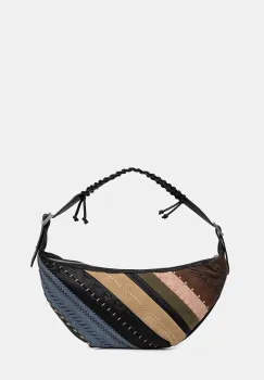 Desigual geanta QUEBEC WHIPSTITCH PAT culoarea negru, 25WAXP77 imagine
