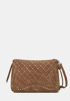 Desigual geanta YANKEE LEIRIA MINI CA culoarea maro, 25WAXPB5 imagine
