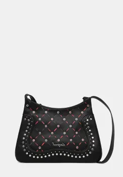 Desigual geanta YANKEE MANAOS BLACK culoarea negru, 25WAXP38 imagine